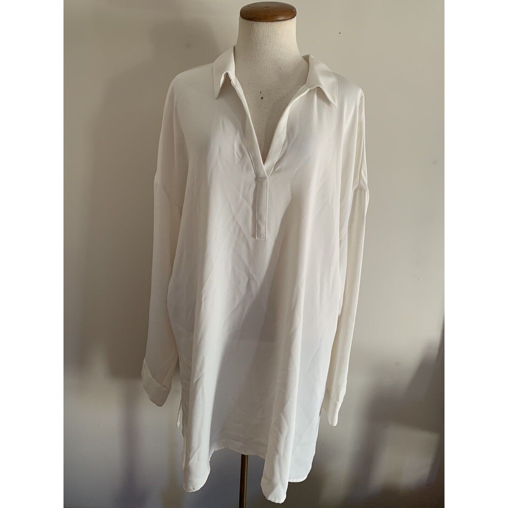 J. Jill Women's Cream Tunic Top